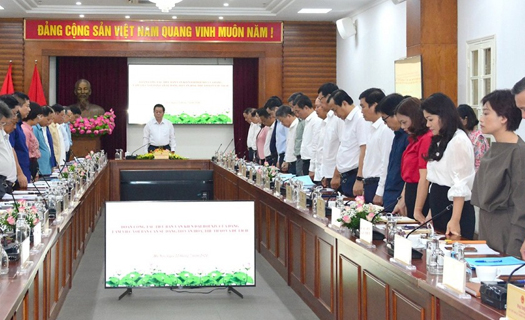 Đoàn Tiểu ban Văn kiện Đại hội XIV làm việc tại Bộ Văn hoá, Thể thao và Du lịch